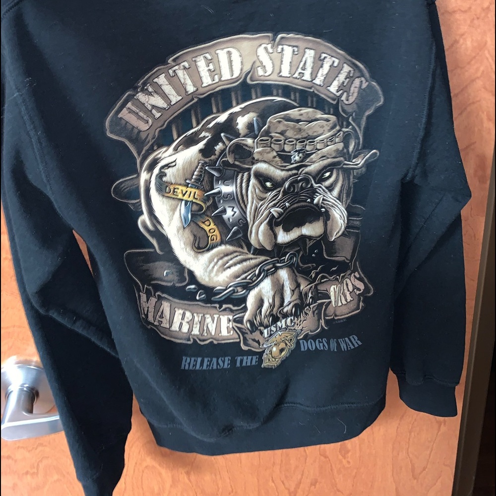 God bless our troops! Marine jacket